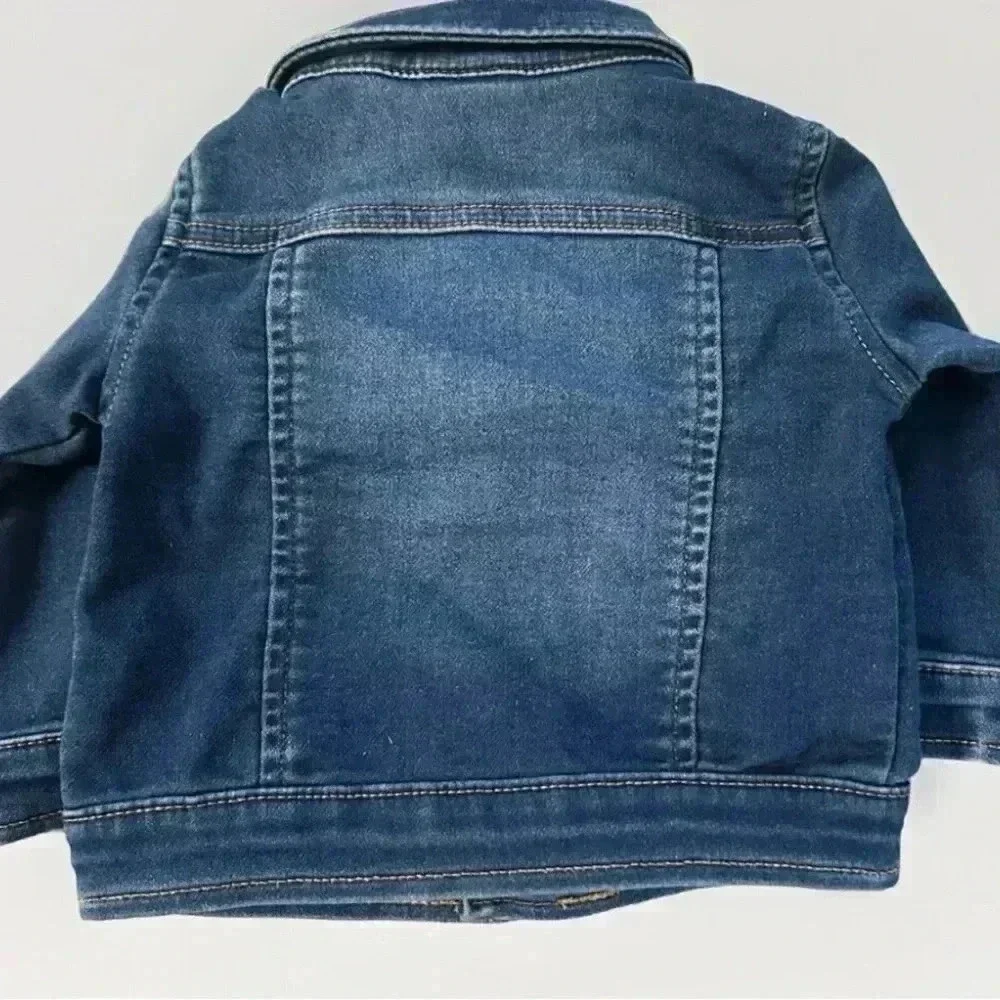 Cat & Jack Soft Denim Jean Jacket - 6-9 Months - Toddler - Picture 3 of 3